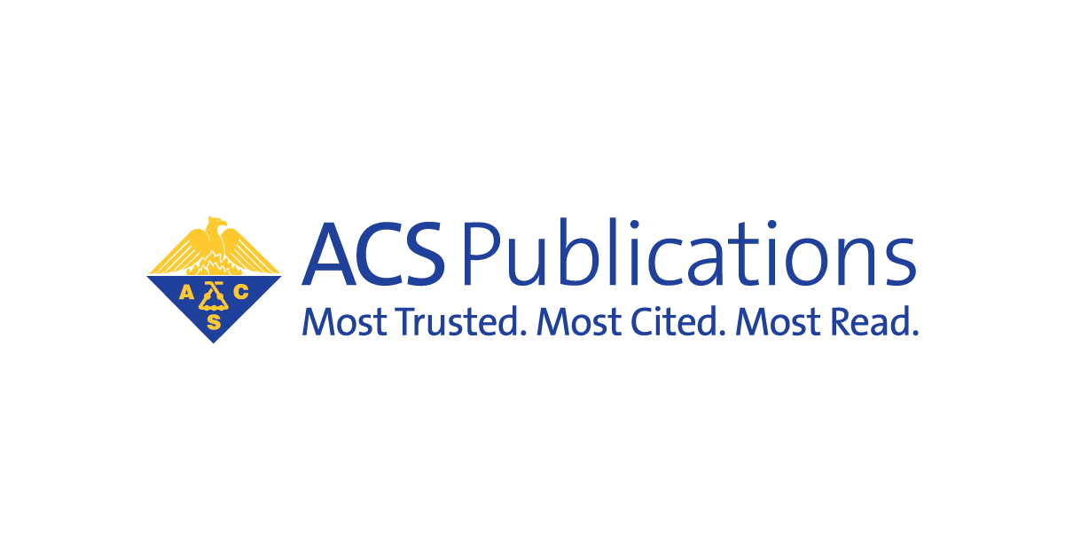 Logotipo ACS Publications com tagline "Most Trusted. Most Cited. Most Read."